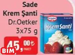 Dr.Oetker Sade Krem Şanti