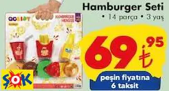 Gokidy Hamburger Seti Oyuncak