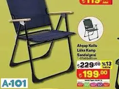 ahşap kollu lüks kamp sandalyesi