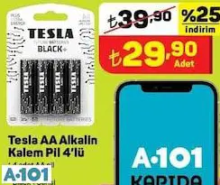 tesla aa alkalin kalem pil