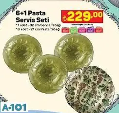 Pasta Servis Seti 6+1