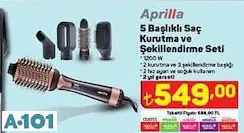 Aprilla 5 Başlıklı Saç Kurutma Ve Şekillendirici Seti