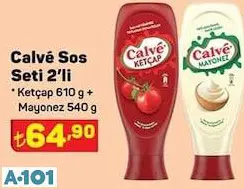 Calve Ketçap Mayonez Sos Set