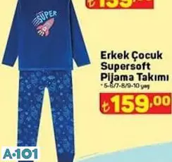 erkek çocuk pijama takımı