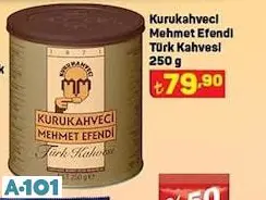 kurukahveci mehmet efendi türk kahvesi 250g