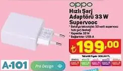 Oppo Hızlı Şarj Adaptörü 33W