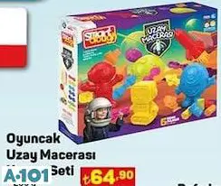oyuncak uzay macerası hamur seti
