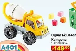 oyuncak beton kamyonu