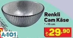 Renkli Cam Kase