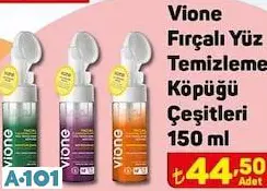 Vione Fırçalı Yüz Temizleme Köpüğü