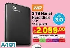 Wd 2 Tb Harici Hard Disk