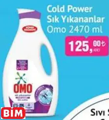 Omo Cold Power Sık Yıkananlar Çamaşır Deterjanı