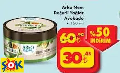 Arko Nem Değerli Yağlar Avokado 150 ml