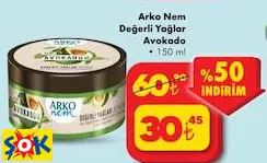 Arko Nem Değerli Yağlar Avokado 150 Ml