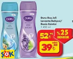 Duru Duş Jeli Lavanta Bahçesi/ Deniz Esintisi 450 Ml