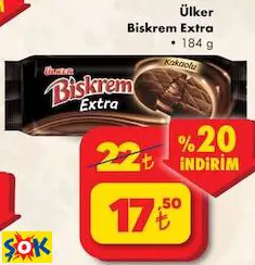 Ülker Biskrem Extra 184 g
