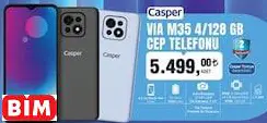 Casper VIA M35 4/128 GB CEP TELEFONU