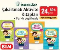 İnkılap Çıkartmalı Aktivite Kitapları