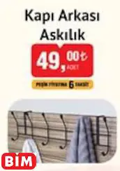 Okyanus Home Kapı Arkası Askılık