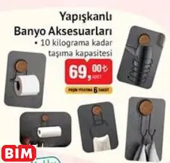 Okyanus Home Yapışkanlı Banyo Aksesuarları