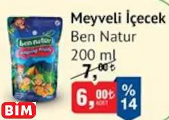 Ben Natur Meyveli İçecek