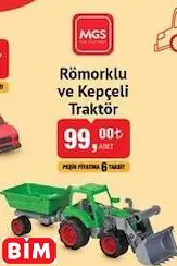 Mgs Römorklu ve Kepçeli Traktör