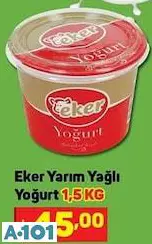 Eker Yarım Yağlı Yoğurt