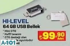 Hi-Level 64 Gb Usb Bellek