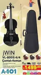 jwin vl-800s 4/4 çantalı keman