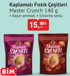 Master Crunch Kaplamalı Fıstık Çeşitleri