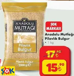 Anadolu Mutfağı Pilavlık Bulgur 1 kg