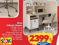 modalife Rüya Çalışma Masası
