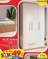 modalife Eva 301 Gardırop