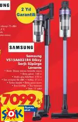 Samsung VS15A6031R4 Dikey Şarjlı Süpürge Lavanta
