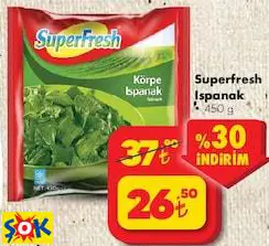 Superfresh Ispanak 450 g