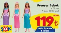 Barbie Prenses Bebek Oyuncak