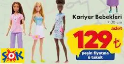 Barbie kariyer bebekleri oyuncak