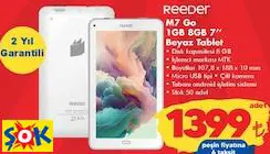 Reeder M7 Go 1GB 8GB 7’’ Beyaz Tablet