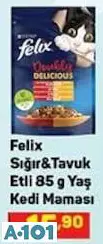 Felix Sığır & Tavuk Etli 85G Yaş Kedi Maması