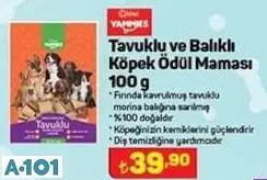 kiwi yammies tavuklu ve balıklı köpek ödül maması 100g kiwi yammies tavuklu ve balıklı köpek ödül maması 100g