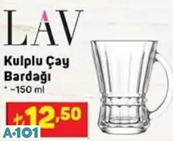 Lav Kulplu Çay Bardağı