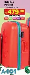 orta boy pp valiz/bavul