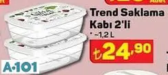 Trend Saklama Kabı 2'li Trend Saklama Kabı 2'li