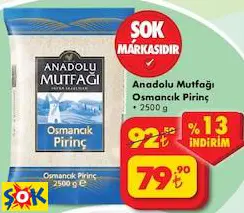 Anadolu Mutfağı Osmancık Pirinç 2500 g