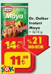 Dr. Oetker Instant Maya 3x10 g
