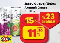 Jozzy Guava/Üzüm Aromalı Gazoz 330 ml