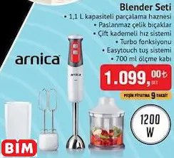 Arnica Blender Seti