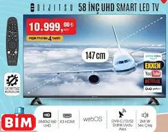 Dijitsu 58 İNÇ UHD SMART LED TV Akıllı Televizyon