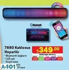 7880 Kablosuz Hoparlör Bluetooth