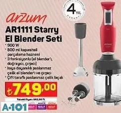 Arzum El Blender Seti